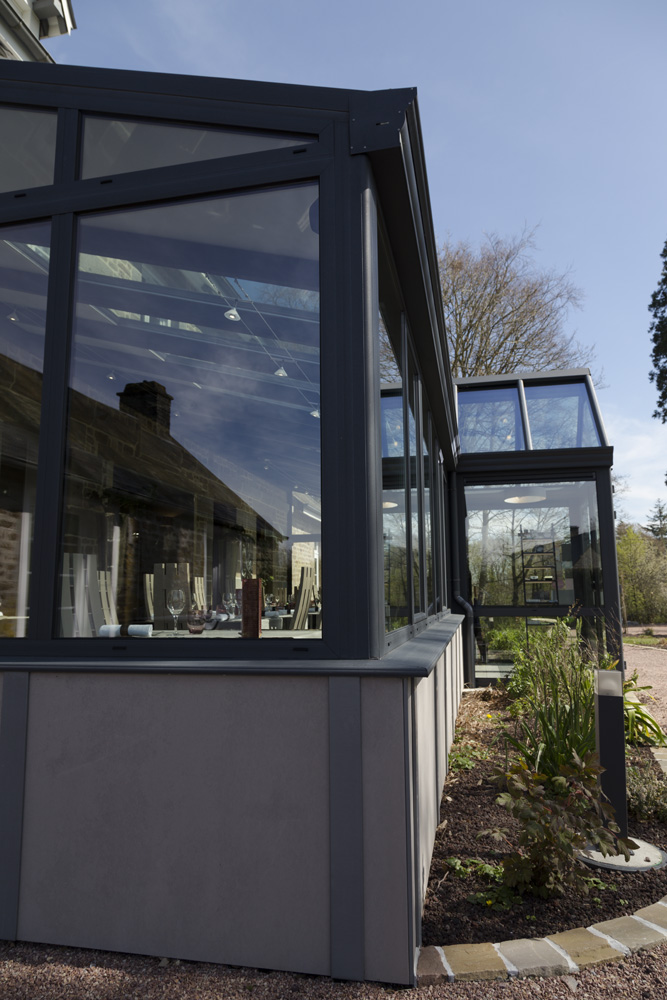 Manoir de la Pommeraie - extension véranda aluminium