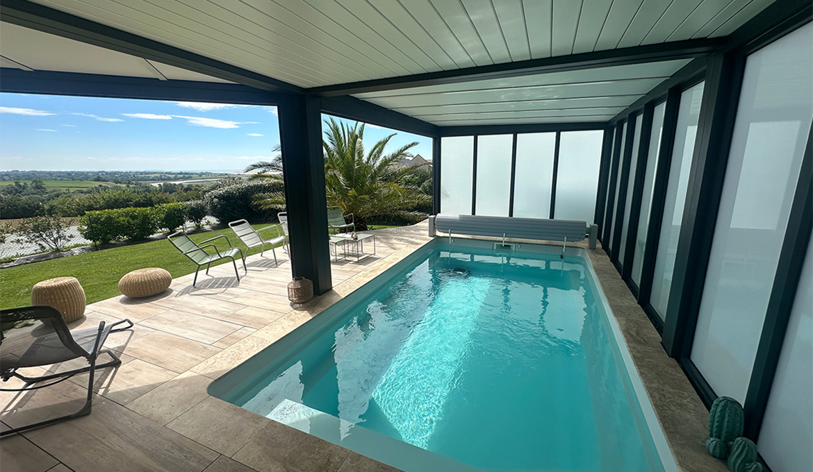 Entreptise Blavait Pergola Normandie piscine